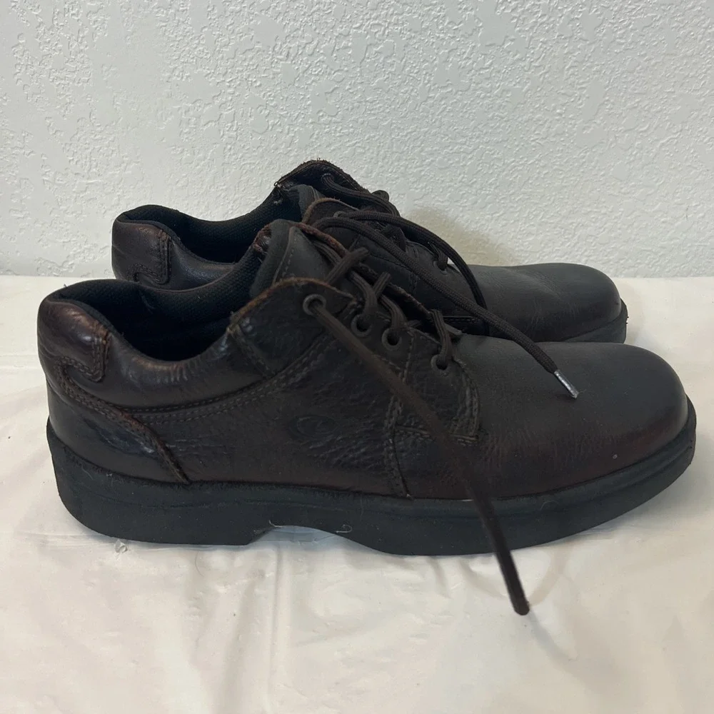 Weather Walkers Dexter Shoes Mens 13 Casual Oxford Brown Leather Lace Up Moc VTG